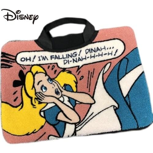 Disney Free Shipping Cute Cartoon Mermaid Princess Alice Mickey Mouse Embroidery Portable Lovers Portable Laptop Bag IPad Bag