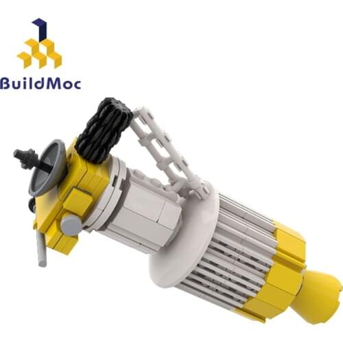 Buildmoc City Space 5006744 Ulysses Spacecraft Sun Mars Probe 1:70 scale Model Building Blocks Educational Toys For Children