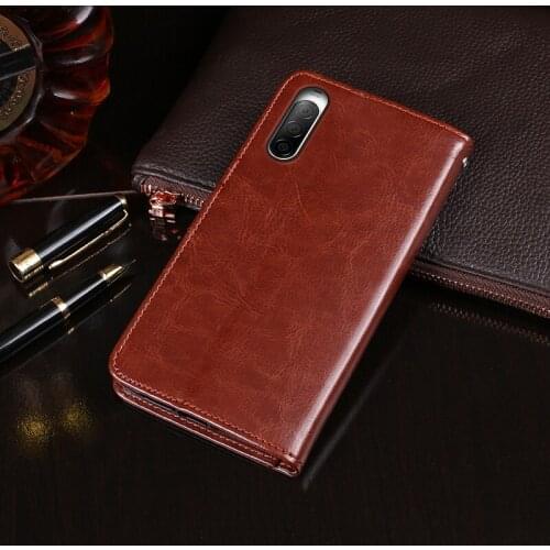 Case For Sony Xperia 10 II Case Cover High Quality Flip Leather Case For Sony Xperia 10 II Cover Capa Phone bag Wallet Case