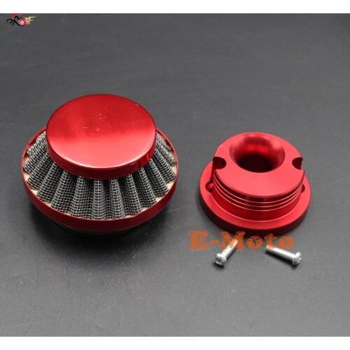 CNC Billet Aluminum Adapter Vstack With 44mm Air Filter For 2-stroke 47cc 49cc Minimoto Mini Dirt Pocket Bike new E-Moto