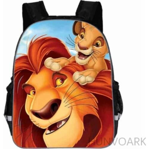 Disney 11/13/16 inch Simba The Lion King Print Backpack For Kids, Boys, Girls, Kindergarten