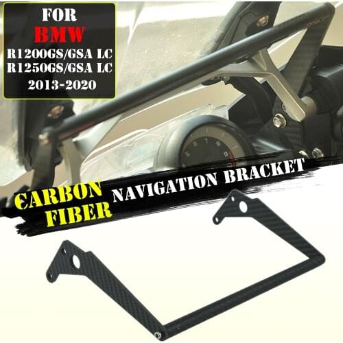 For BMW R1200GS ADV LC R1250GS R 1200 GS Adventure R 1250 GS Moto Carbon Fiber handlebar In-situ Mobile phone Navigation Bracket