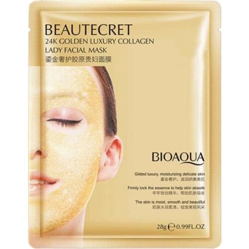 Women Collagen Moisturizing And Tender Facial Mask Oil Control Brightening Skin Tone Firming Face Care 1 Pcs