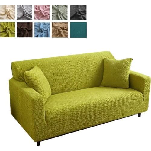 Elastic 2 seater Sofa cover 3 lugares slipcover housse de canapé 2 places Covers for armchairs couch Corner Sofa lounge chaise