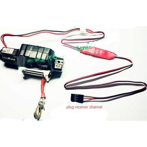 Large torque Winch Reversible retractable Controller for RC Model Climbing car