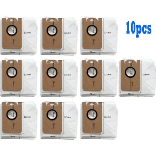 4pcs /10pcs Dust Bag of Proscenic M7 Pro M8 Pro Robot Vacuum Cleaner Parts Bags Leakproof Dedicated Large Capacity