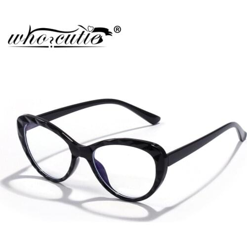 Retro Cat Eye Blue Light Blocking Glasses Colorful Frame Women 2020 Brand Design Optical Clear Lens Computer Eyeglasses S349