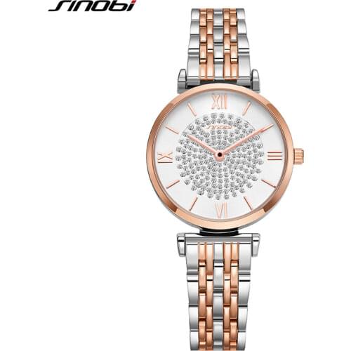 Женские часы нержавеющая сталь Sinobi China At AliExpress