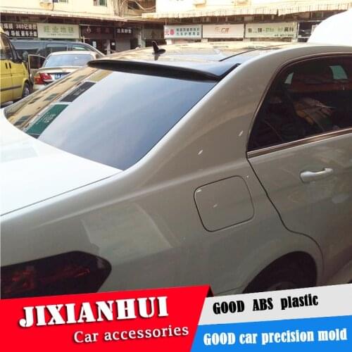 For W212 ROOF Spoiler 2008-2015 Mercedes-Benz W212 YC E-class ROOF Spoiler ABS plastic Material Car Rear Wing Color Rear Spoiler