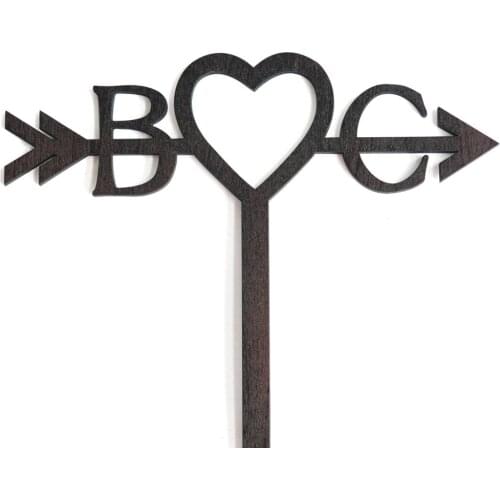 Wedding Cake topper with Personalized Initials,Customized Wedding Cake topper,Wedding Cake topper for Wedding