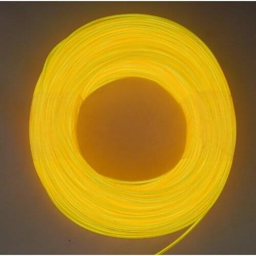 3.2mm diameter15M ELwire Low Price with good quality soft el neon wire-red/green/white/blue/pink/orange/yellow+220v Inverter