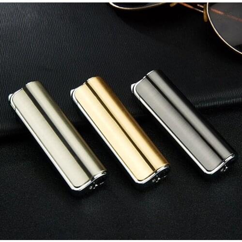 Turbine Windproof High Pressure Direct Injection Flame Metal Gas Lighter Cigar Smoking Tobacco Pipes Accessories Mens Gift