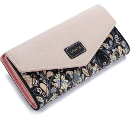 UHHBCCR 2020 PU Leather Women Wallet Ladies Purse Female Wallets Money Bag Zipper Coin Purse Portefeuille femme ID Holder Clutch