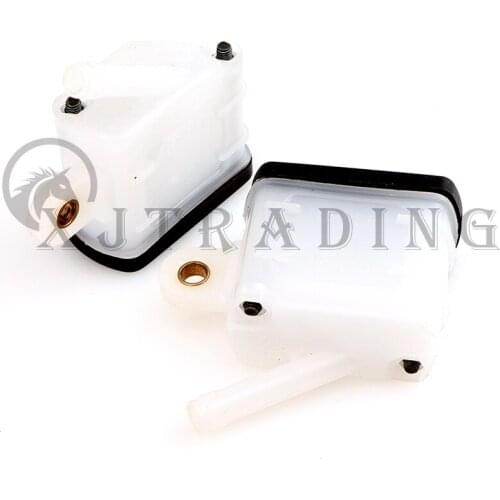 2 pcs Universal Motorcycle Rear Brake Clutch Cylinder Fluid Reservoir Oil Cup Fits for Honda Streetcar CBR600RR