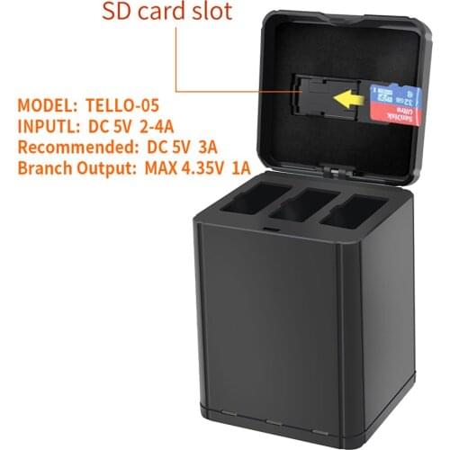 For DJI Tello Drone Parts Fast Quick Charging Intelligent Battery Charging Box Charger Hub