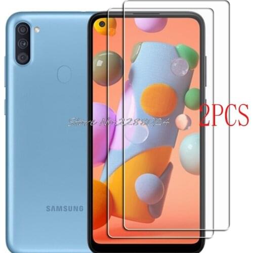 2PCS for Samsung Galaxy A11 Tempered Glass Protective A115F SM-A115F/DS 6.4" Screen Protector Film phone Cover