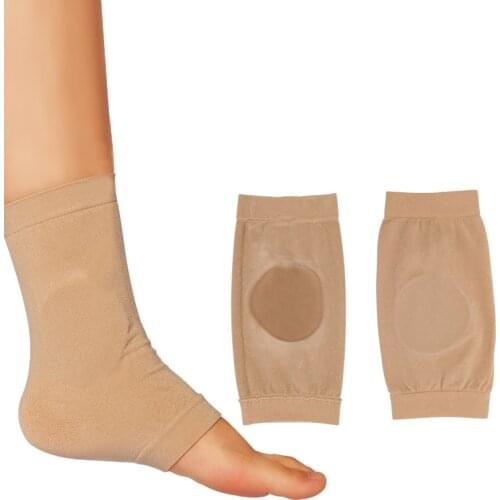 2019 New 1 Pair Soft Shoe Boots Elastic Gel Bandage Nylon Sleeve Ankle Heel Foot Protect For Ice Figure Skating Horse Riding