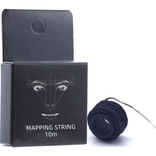 10m Eyebow Makeup Dyeing Liners Mapping Pre-ink String For Microblading Thread Semi Permanent Positioning Eyebrow Measuring Tool