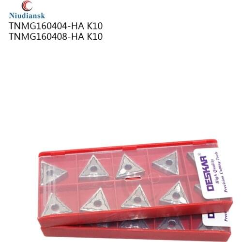 10PCS High Quality TNMG160404-HA K10 TNMG160408-HA K10 Carbide Alloy Inserts CNC Lathe Turning Tools,For Aluminum and Copper
