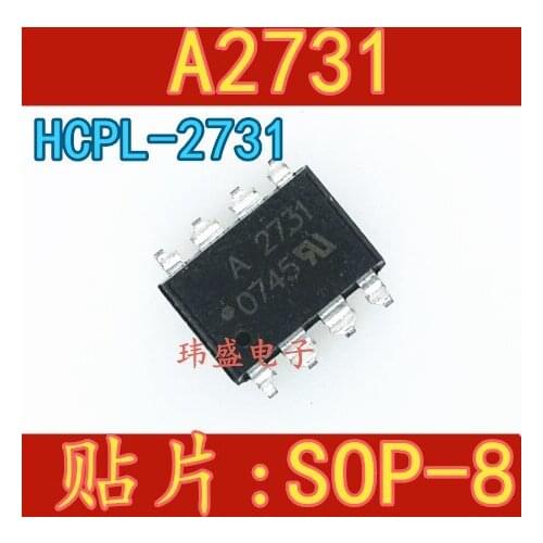 10pcs A2731 HCPL-2731 SOP-8 HCPL2731 F2731