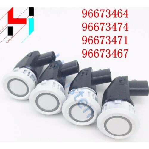 4pcs)Parking Sensors 96673467/96673464/96673474 /96673471 for Chevrolet Buick free shipping Parking Assistance, Car Sensor white