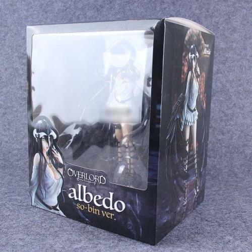 27cm Overlord III Albedo Anime Figure Albedo so-bin Ver. PVC Action Figure Toys Overlord Statue Collection Model Doll Gift