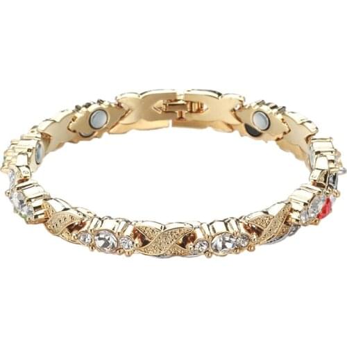 Anti-Fatigue Crystal Bracelet Germanium Magnetic Bracelet Health Chain Unisex Bracelet Jewelry Gift