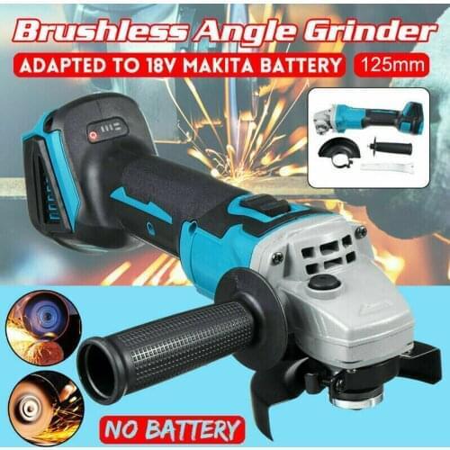 WENXING 800W 18V 125mm Cordless Impact Angle Grinder Variable Speed For Makita Battery DIY Power Tool Cutting Machine Polisher