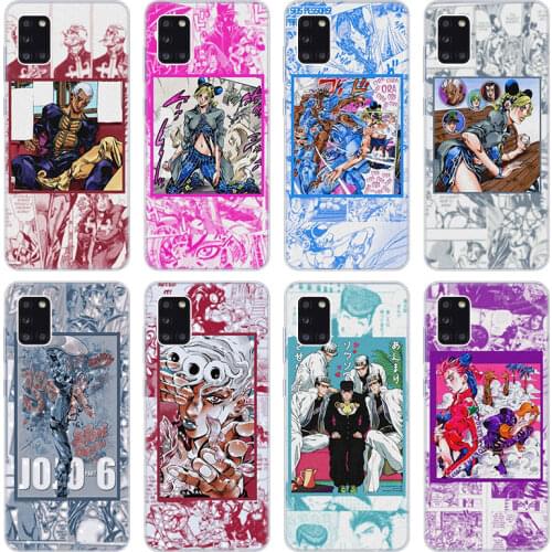 JoJos Bizarre Adventure JoJo Anime Soft Case for Samsung Galaxy A02 A10 A11 A12 A20 A20E A21 S A22 A30 A31 A32 A01 Core Cover