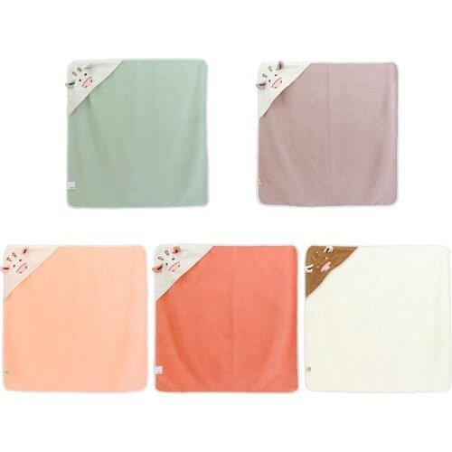 Childrens Cloak Cloak Bath Towel Cute Cartoon Infant Newborn Baby Hooded Quilt U7EE