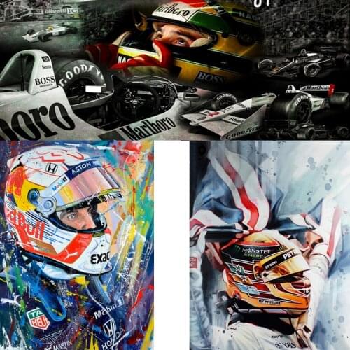 DIY diamond painting racing full diamond 5d cross stitch mosaic F1 racing painting rhinestone square/round diamond embroidery