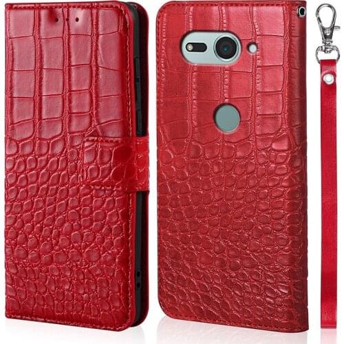 Leather Case For Sony Xperia XZ2 XZ 2 Compact Fundas Wallet Card Holder Stand Book Cover for Xperia XZ2 Premium Coque