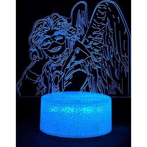 My Hero Academia Hawks Lamp Anime for Bedroom Decor Child Kids Birthday Gift Manga Gadget Dropshipping Hawks Led Night Light