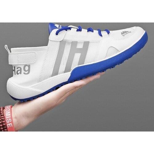 Men Walking Shoes Men Sneakers Fashion Men Shoes Breathable Shoes Men Canvas Shoes Men Non-Leather Casual Shoes Luminous Shoes2a
