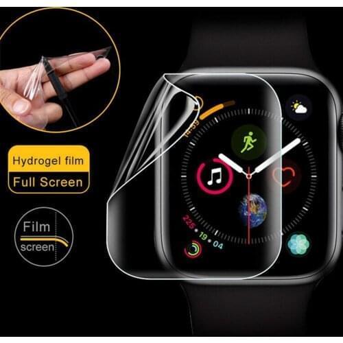 Soft Screen Protector For apple watch 5 4 44mm 40mm Iwatch 3 42mm/38mm Soft cover 9D Protective Full Coverage