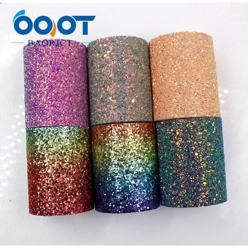 OOOT BAORJCT G-18930-1298,75 mm,2 yards Colorful Flash film Ribbons,Wedding decoration,Garment accessories,DIY handmade material