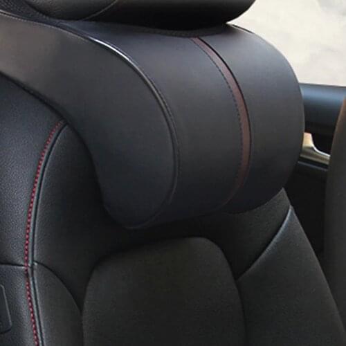 VODOOL 1PC Car Pillow Head Neck Rest Seat Safety Cushion Support Pad Memory Cotton Travelling Head Rest Car Styling Accessories