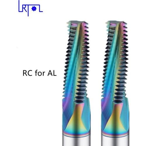 RC Thread Milling Cutter Machining Center Milling Cutter Carbide Tungsten Carbide Aluminum End Mill 1/16” 1/8“ 1/4” 3/8“ 1/2
