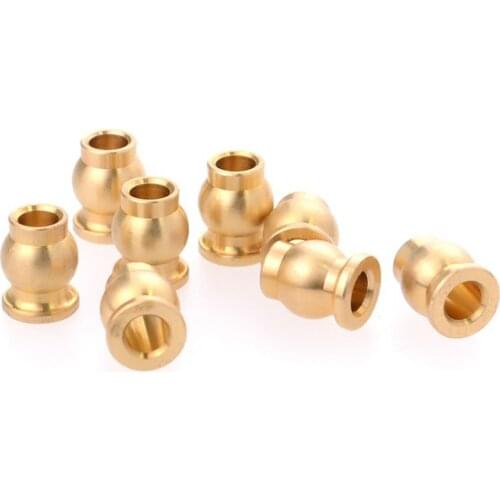 8Pcs Ball Head for Shock Absorbers Linkages for 1/10 1/8 AXIAL SCX10 II RC Car Truck Monster Shock Absorbers Linkages