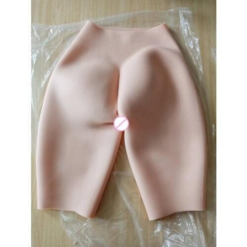 Upgrade Lift Hip 6G Artificial Sex Fake Shorts Silicone Realistic Vagina Panties Shemale Crossdresser Pussy Pants Transgender