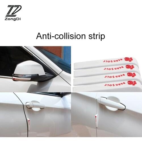 ZD 6Pcs Car Rearview Mirror Anti-collision Stickers For BMW e46 e90 e60 e36 Renault megane 2 3 duster Mini cooper accessories