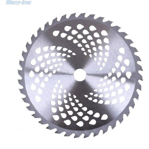 26cm Carbide Durable Trimmer Blade 40 Teeth Lawn Mower Grass Eater Trimmer Head Brush Cutter Weeds Blade Knife Garden Tools 1 Pc