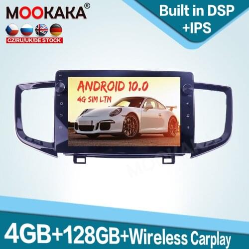 128GB Carplay Android 10.0 Car Multimedia Player for Honda pilot 2016+ Auto Radio GPS Navigation Audio Stereo Head Unit