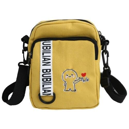 2019 Designer female shoulder bags canvas girl Phone bag lady messenger bags small crossbody fashion women mini bags