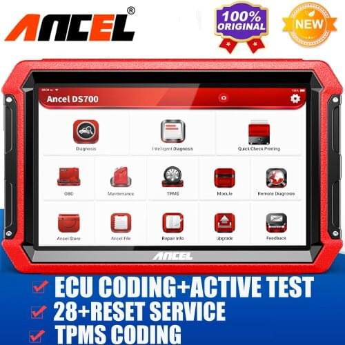 Ancel DS700 TPMS ECU Coding All System For Car OBD2 Professional Active Test DPF SRS Oil Reset Automotive Diagnostic Scanner