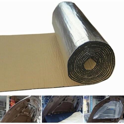 Car Door Engine Hood Sound Thermal Insulation Noise Silencer Deadening Mat Pad