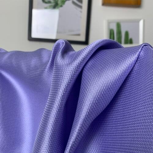 White waxberry 150cm 205g/m Azure interwoven light silk polyester fabrics clothes Garment sewing materials Free shipping