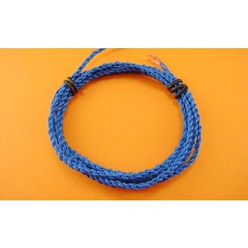 Blue 76 core Special soft OFC tpe 4 shares Fever hifi diy headphone cable upgrade 5meters