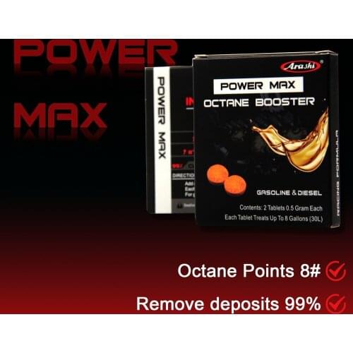 Arashi Octane Booster Motorcycle Gas Saver Fuel Stabilizer injector Cleaner Fuel Reducing Motorbike Oil Cleaning Clean Power Max