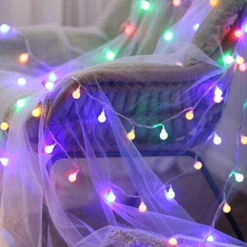 10M 100LEDs Globe String Lights Christmas Garland Lumineuse LED Fairy Lights Decoration Festoon for Xmas Navidad Natale Holiday
